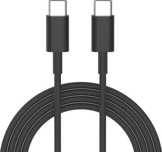 USB-C naar USB-C Kabel 1 Meter USB 3.1 - 1 Meter - Type C Kabel geschikt voor: Samsung - USBC Oplader Kabel - USB C Datakabel - Kabel - Opladerkabel USB-C - Zwart