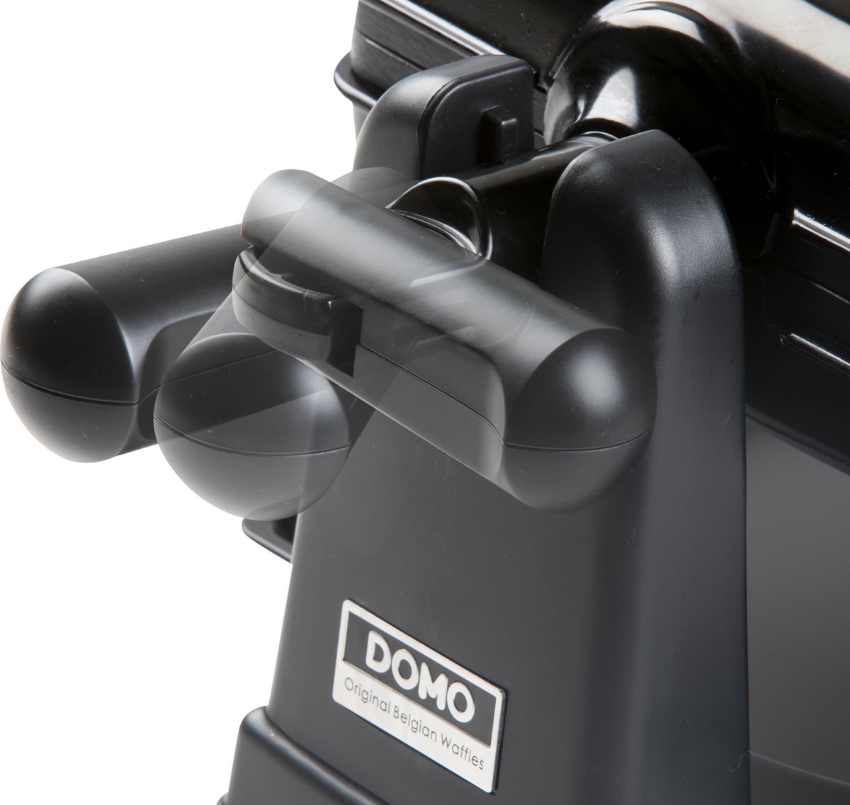 DOMO DO9224W Waffeleisen - Doppelwaffeleisen für Belgische Waffeln - Antihaftbeschichtung - 1400W – Schwarz