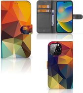 Leuk Hoesje iPhone 14 Pro Max Smartphone Cover Polygon Color