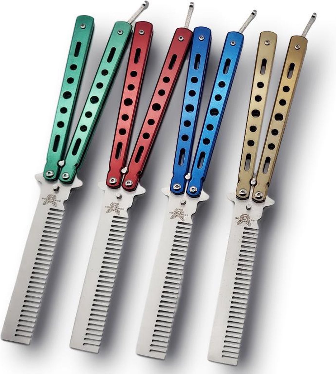 Eaglion ZPack 4x Butterfly Knife Comb Vlindermes Trainer Kam