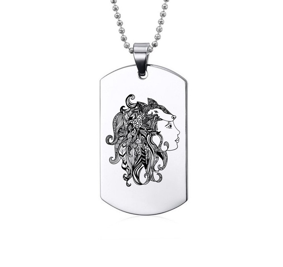 Ketting RVS - Vrouw Vos