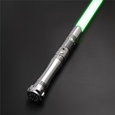 Raddsaber Star Wars Lightsaber “Celeste” - Zilver - Stalen Lichtzwaard - 11 (RGB) Kleuren - Flash on clash - Zwaai geluid