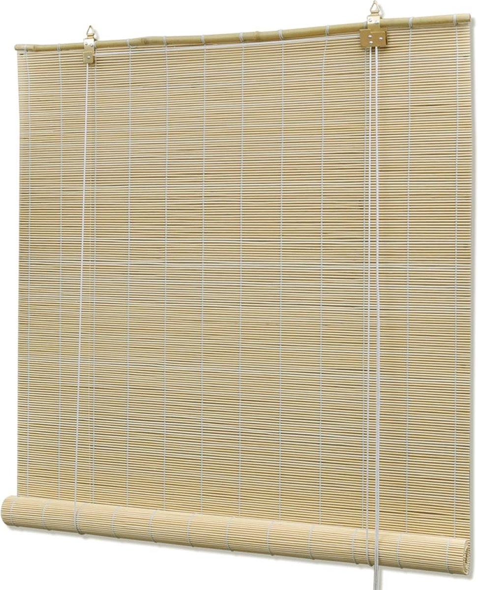 Prolenta Premium - Rolgordijn 150x220 cm bamboe natuurlijk