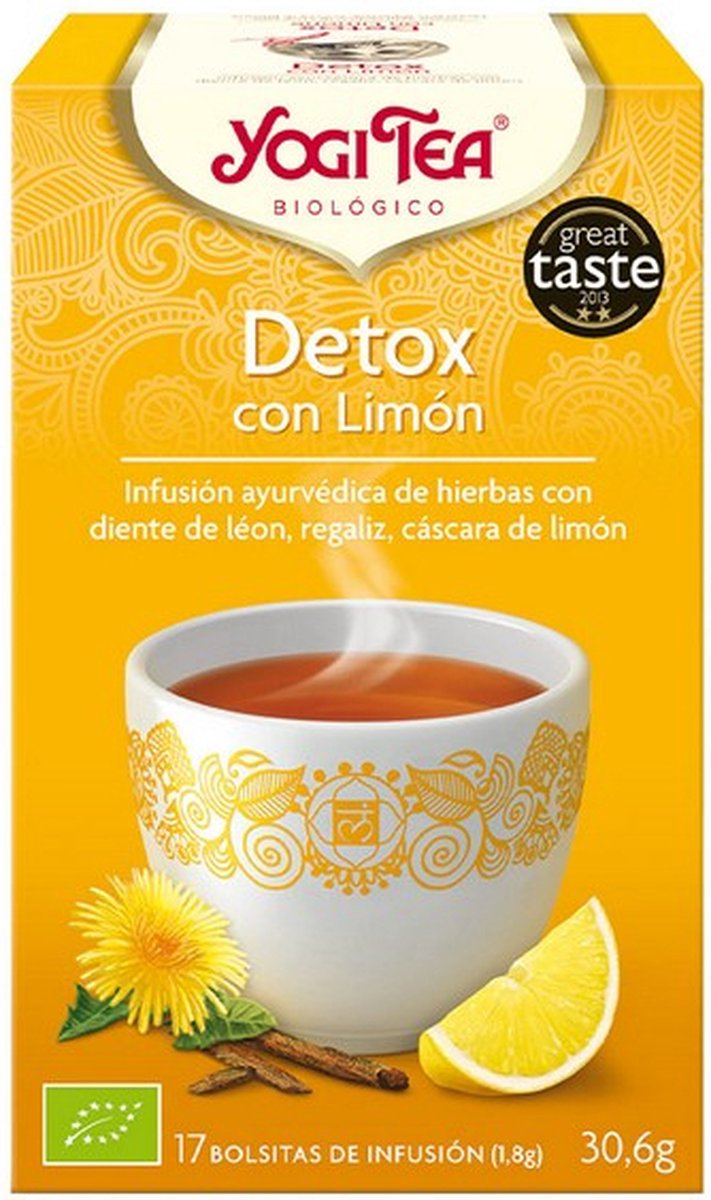 Infusion Yogi Tea Detox (17 x 1,8 g)