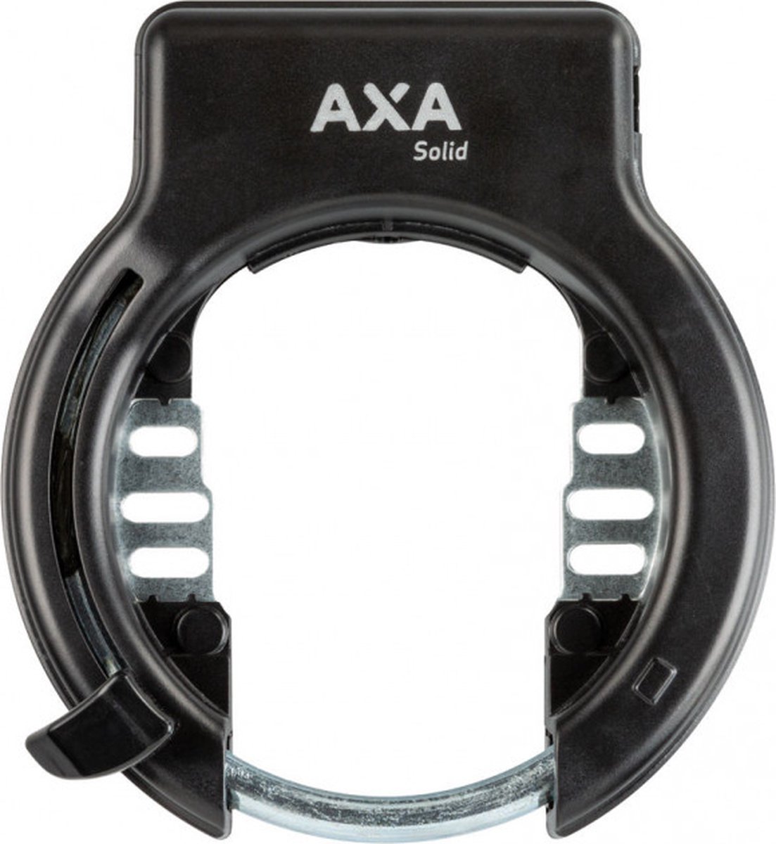AXA Solid Retractable Frameslot – Gehard staal – Retractable sleutel – Multi‑bevestiging – Beveiligingsniveau 10 – Zwart