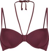 Hunkemöller Dames Badmode Voorgevormde beugel bikinitop Luxe - Paars - maat D85