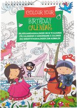 Verjaardagkalender Kleurboek Avonturen - Colour your own Birthday Calendar