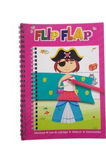 Livre de coloriage Flip & Flap - Fille