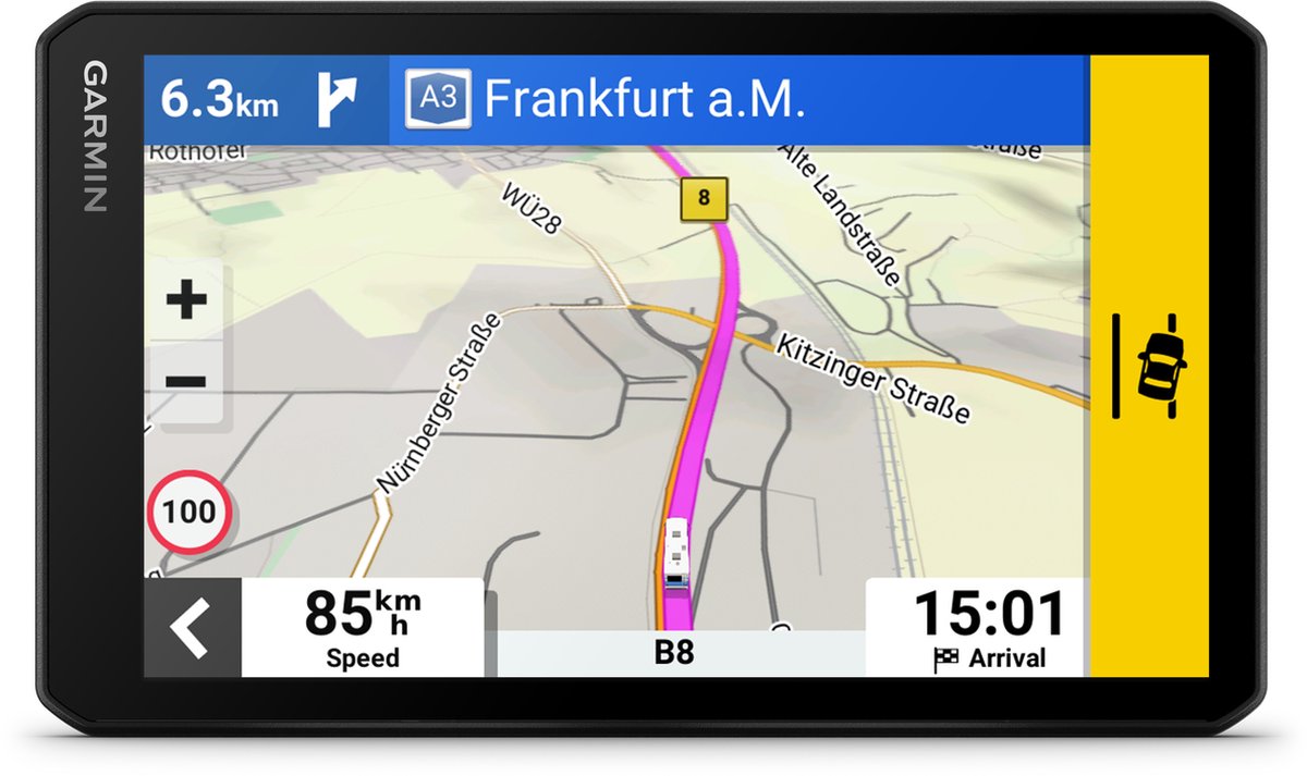 Garmin CamperCam 795 Camper en Caravan Europa met Dashcam
