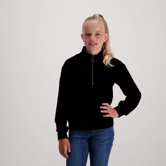 Cars Jeans Sweater Corda Jr. - Meisjes - Black - (maat: 140)