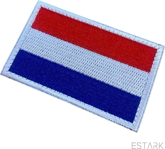 Foto: Patchy nederlandse vlag klittenband patch badge textiel nl embleem nederland hollandse vlag naaibadge