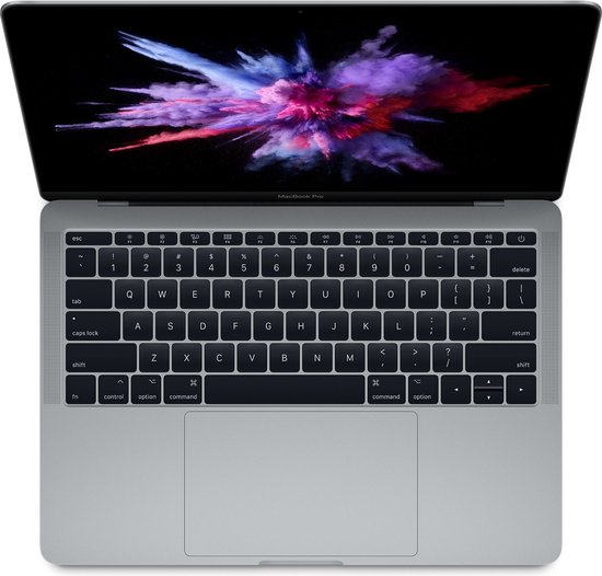 Apple MacBook Pro Intel® Core™ i7 i7-7660U Laptop 33,8 cm (13.3") 16 GB LPDDR3-SDRAM 256 GB SSD macOS Sierra Grijs - Apple - Hoofdafbeelding