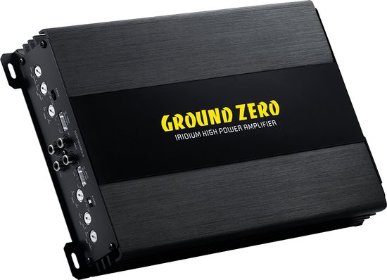 Ground Zero GZIA4120 - Autoversterker - 4 kanaals - 4x120 watts RMS vermogen - Iridium serie