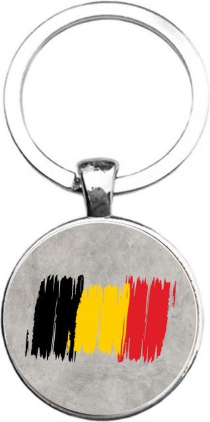 Sleutelhanger Glas - Vlag België