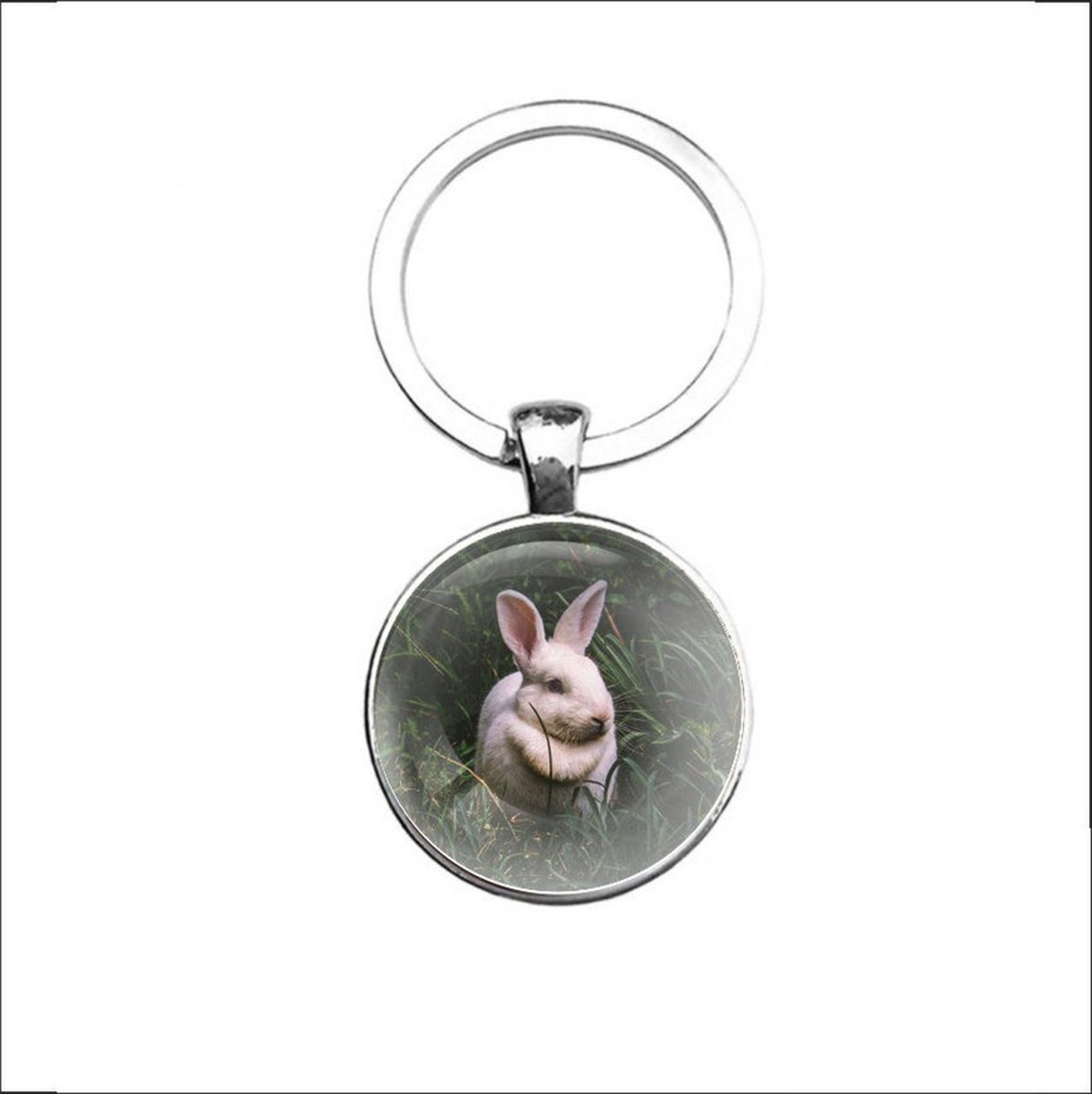 Sleutelhanger Glas - Konijn