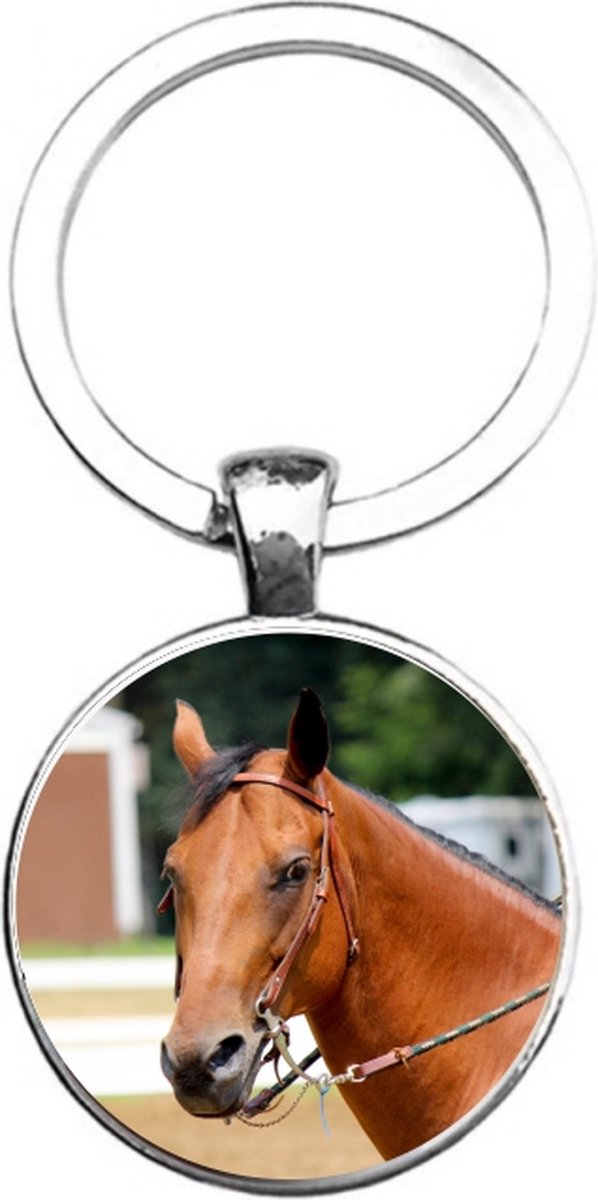 Sleutelhanger Glas - Paard