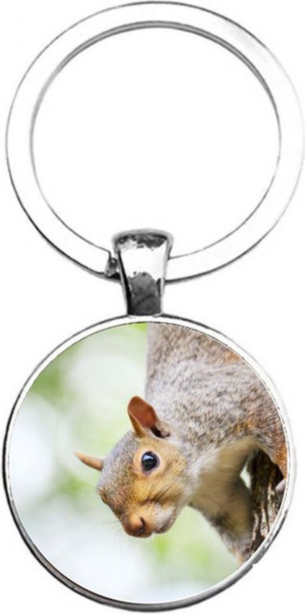 Sleutelhanger Glas - Eekhoorn