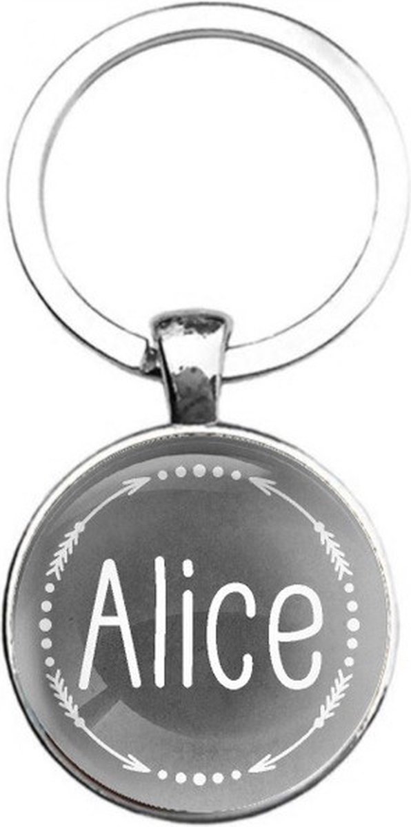 Sleutelhanger Glas - Alice