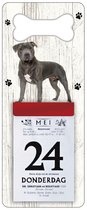 Scheurkalender 2024 Hond: Engelse Staffordshire Bull Terrier