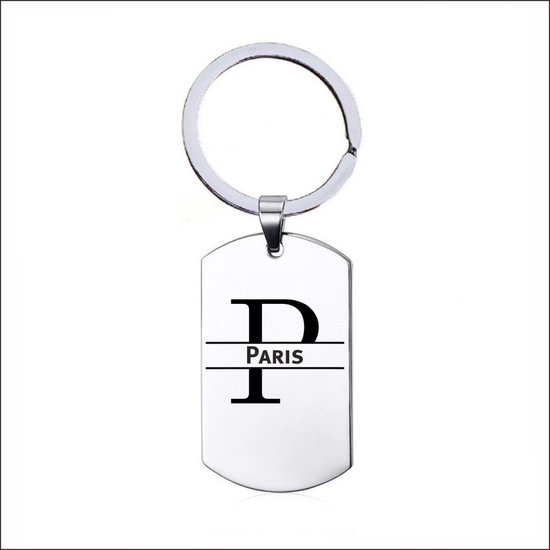 Sleutelhanger met naam - glitter