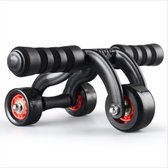 Winkrs - Trainingswiel zwart - Ab roller - Ab wheel - Trainingswiel buikspier