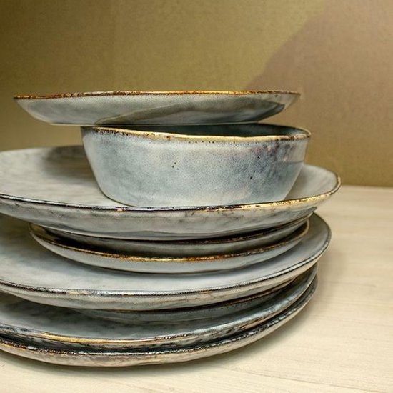 Set van 6 dessertborden Vera keramiek