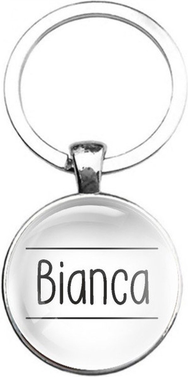 Sleutelhanger Glas - Bianca