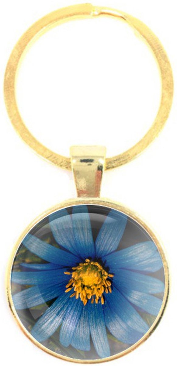 Sleutelhanger Glas - Bloem