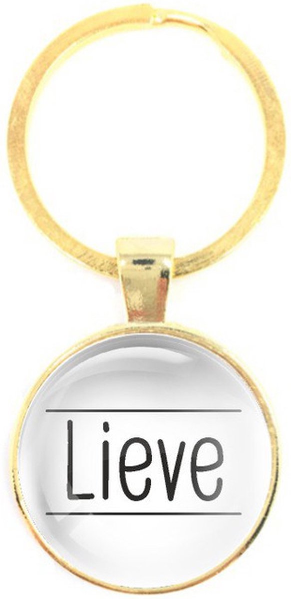Sleutelhanger Glas - Lieve