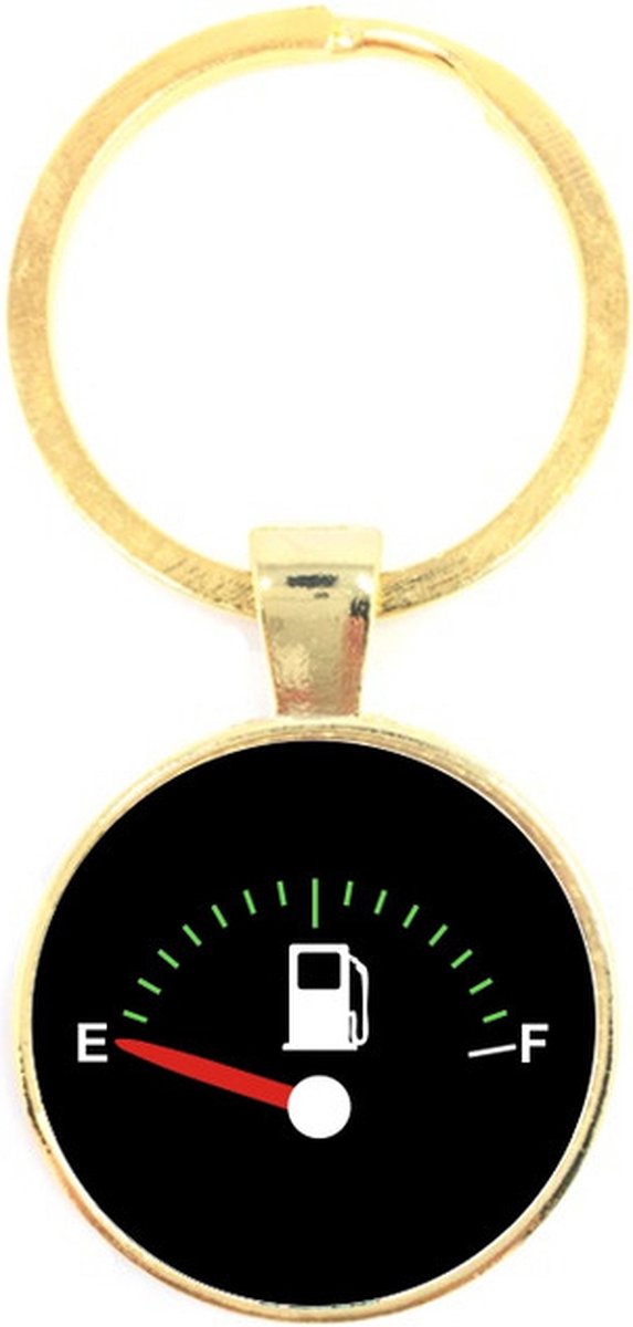 Sleutelhanger Glas - Lege Tank