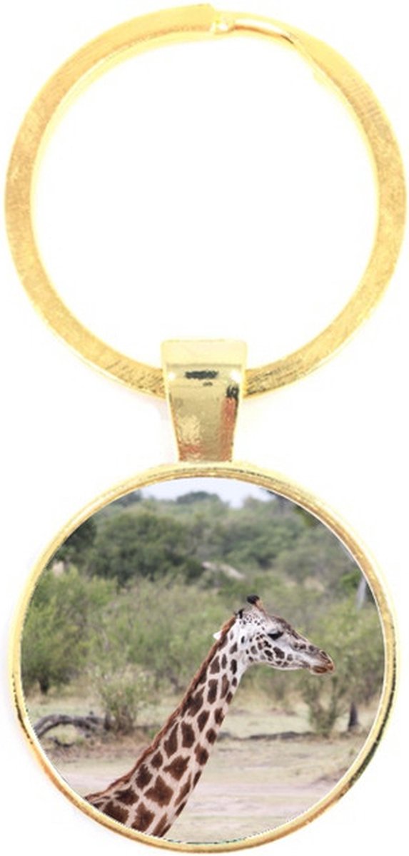 Sleutelhanger Glas - Giraffe