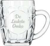 Gegraveerde Bierpul 55cl De Leukste Omke