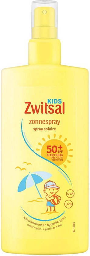 Zwitsal Zonnespray Kids SPF50+ Waterresistent en voor de huid - 200 ml
