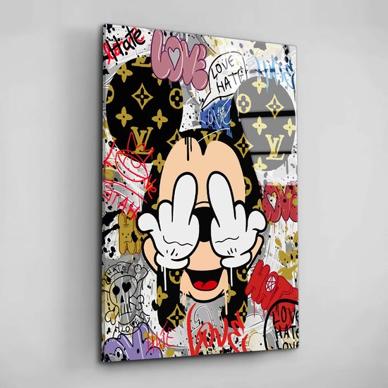 Tableau Popart Louis Vuitton fleurs | Tableau-toile™