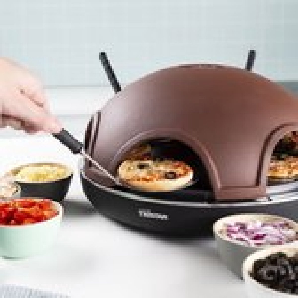Tristar PZ9156 Pizza Festa ‚Äì Pizza Gourmet set 6 personnes Four à pizza en terre...