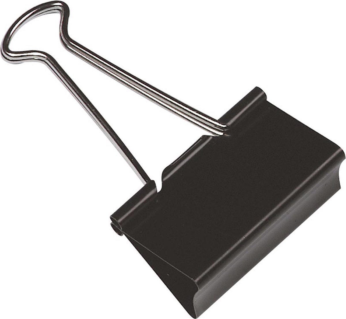 Q-CONNECT foldbackclip | zwart | 19 mm | doosje van 10 stuks