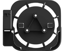 Luxe Beugel Houder Geschikt Voor Apple TV Full HD / 4K Met Siliconen Beschermhoes - Geschikt Voor Siri Remote 2e Generatie - Zwart