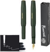 Kaweco - Stylo Plume - Stylo Plume CLASSIC SPORT VERT - Large - Coffret Recharges