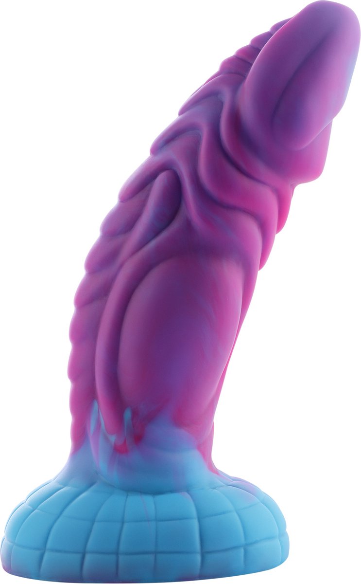Goedkoopste Fantasy Merman Zuignap Dildo Paars 20 cm