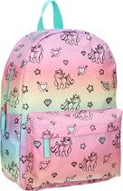 Milky Kiss Rainbows & Unicorns Sac à dos enfant 13,6 litres - Imprimé arc-en-ciel et licorne