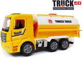 Tankwagen met lichtjes en geluiden - Truck Engineering - speelgoed werkvoertuig tankauto - kan zelf rijden 30cm (incl. batterijen)