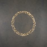 Guirlande Lumineuse Luca avec Siècle des Lumières LED Witte Chaud pour Extérieur - Ø30 cm - Zwart