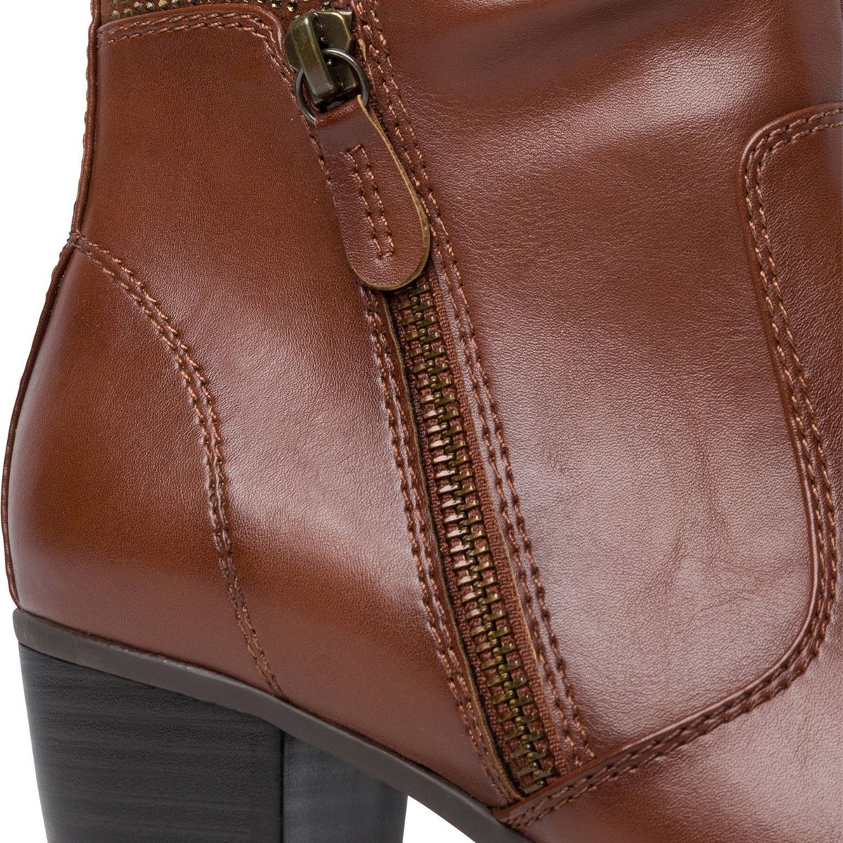 Jana Enkellaarsjes 8-25263-43 H-breedte, zwart, lak, 37 EU