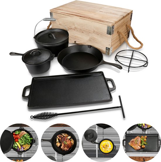Dutch Oven Petromax FT9 9QT - Pentola Ghisa Con Piedini Per Outdoor - Foto 3
