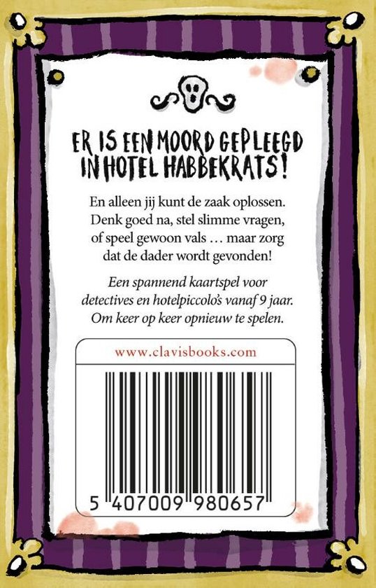 Thumbnail van een extra afbeelding van het spel Moordspel Hotel Habbekrats