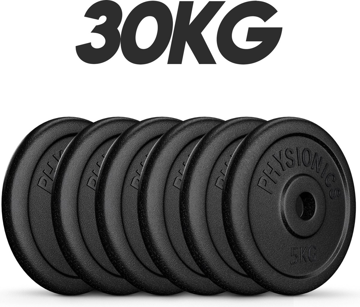 Plateau de Poids en Fonte Roue à Disque Tri-Grip KAWMET 30.5mm - 1.25kg