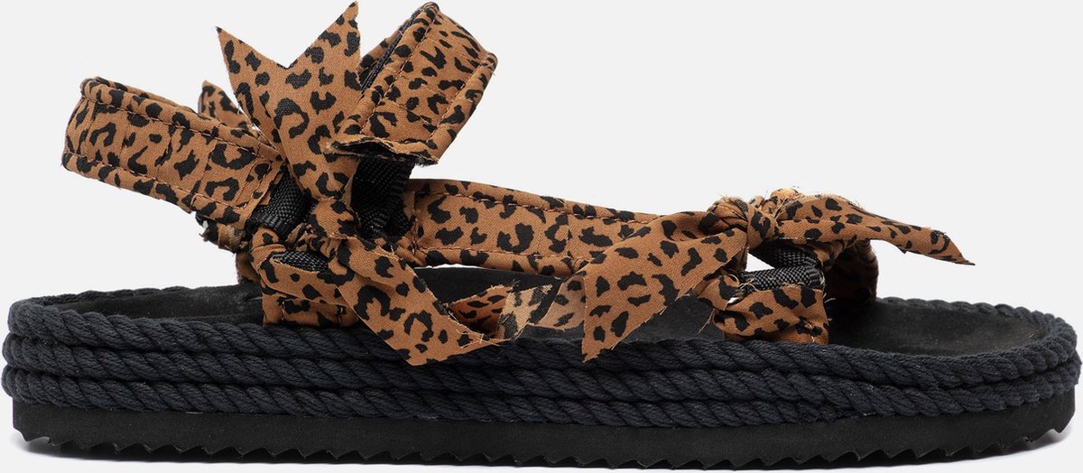 Leopard sandalen bruin - Dames - Maat 39