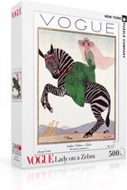 New York Puzzle Company Lady on a Zebra - 500 pieces