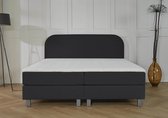 Boxspring Athene - 160x200 - Zwart - met gratis topper!