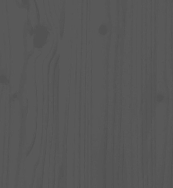 vidaXL Tête de lit Gris 141 x 4 x 100 cm Bois de pin massif